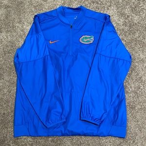 Florida gator Nike 1/4 zip coaches jacket. Size X-Large.
